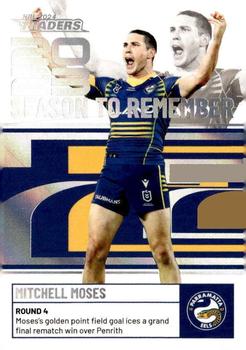 2024 NRL Traders Titanium - 2023 Season To Remember #SR31 Mitchell Moses Front